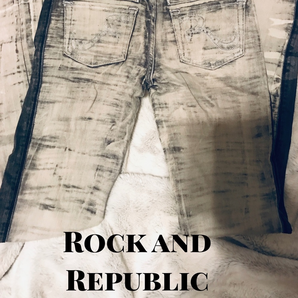 Rock and Republic Acid Wash Jeans